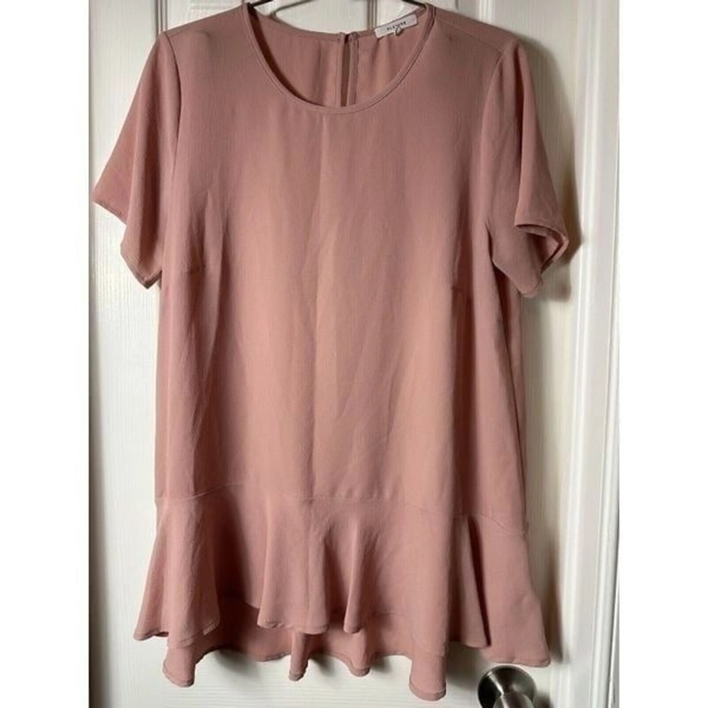 Pleone Pink High Low blouse